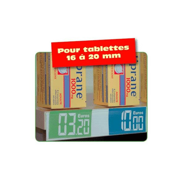 PORTE PRIX (10 PROFILES) 20mmx1m