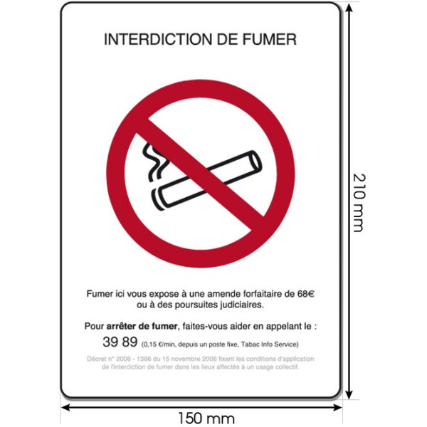 Interdiction de fumer