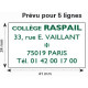 TAMPON TEXTE PROLINE 5200 41*25MM