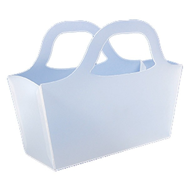 Panier polypro translucide, 150 x 330 x 100 mm empilable