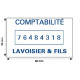 NUMEROTEUR TEXTE PROLINE 5558PL 56*33MM 8 BANDES