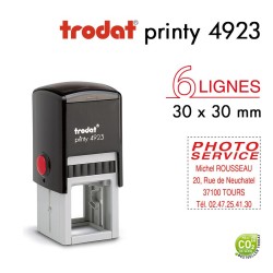 TAMPON TEXTE PRINTY 4923 30*30MM