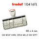 Dateur Trodat Manuel 10416TL,  Jour, Mois & Année en toutes lettres 
