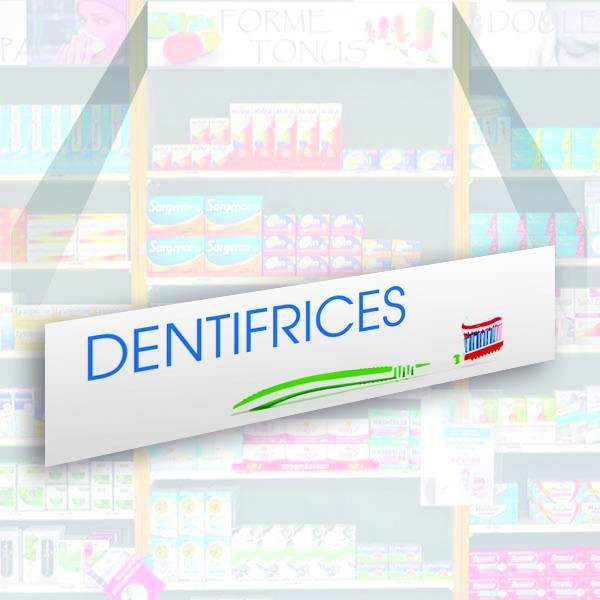 Bandeau d'habillage illustré - Dentifrices