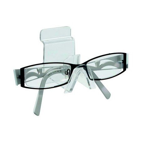 Support à lunettes pour panneau rainuré
