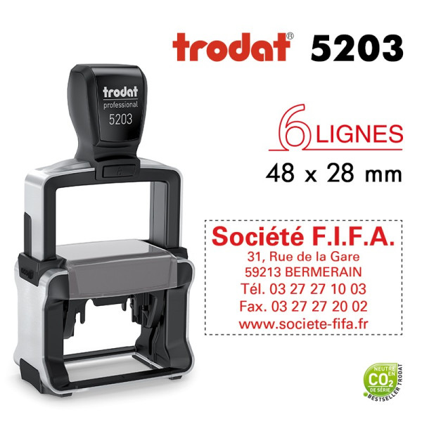 TAMPON TEXTE PROLINE 5203 48*28MM