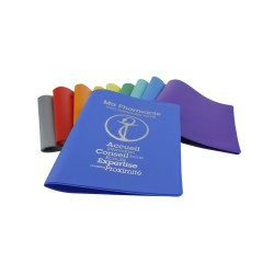 Porte-carte Vitale PVC mat color - 2 poches - personnalisé