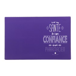 Porte ordonnance 3 poches - PVC Mat