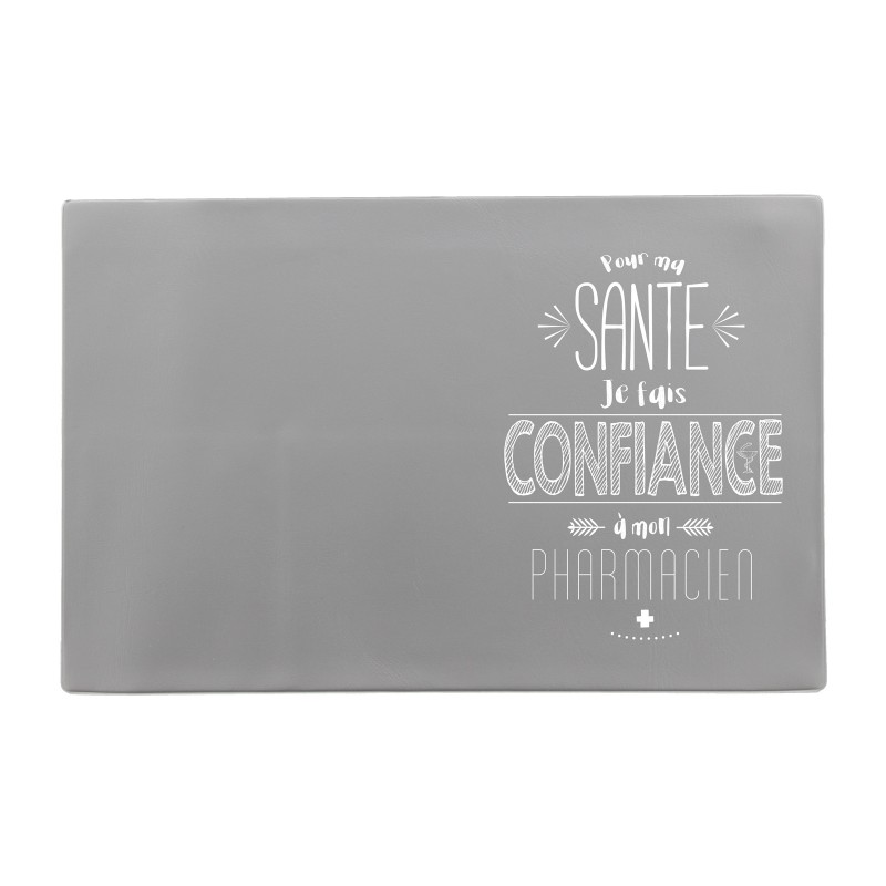 Porte ordonnance 3 poches - PVC Mat