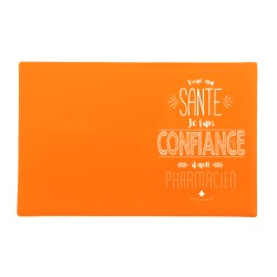 Porte ordonnance 3 poches - PVC Mat