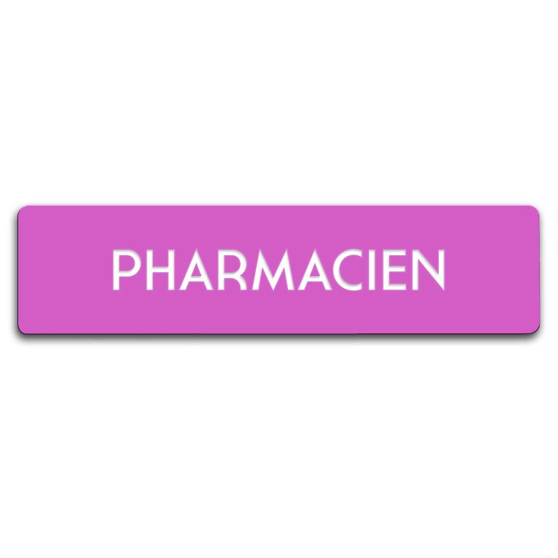 Badge Pharmacien rectangulaire