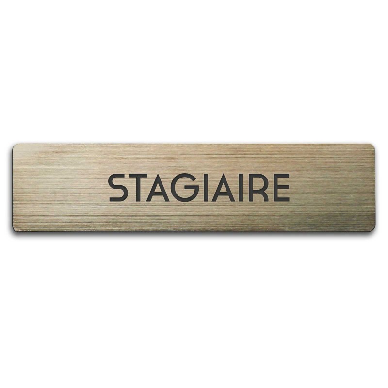 Badge Stagiaire rectangulaire