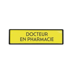 Badge Docteur en pharmacie luxe