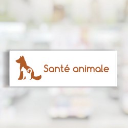 Bandeau d'ambiance Santé animale - Illustration "chien-chat"