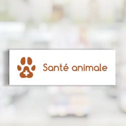 Bandeau d'ambiance Santé animale - Illustration "empreinte"