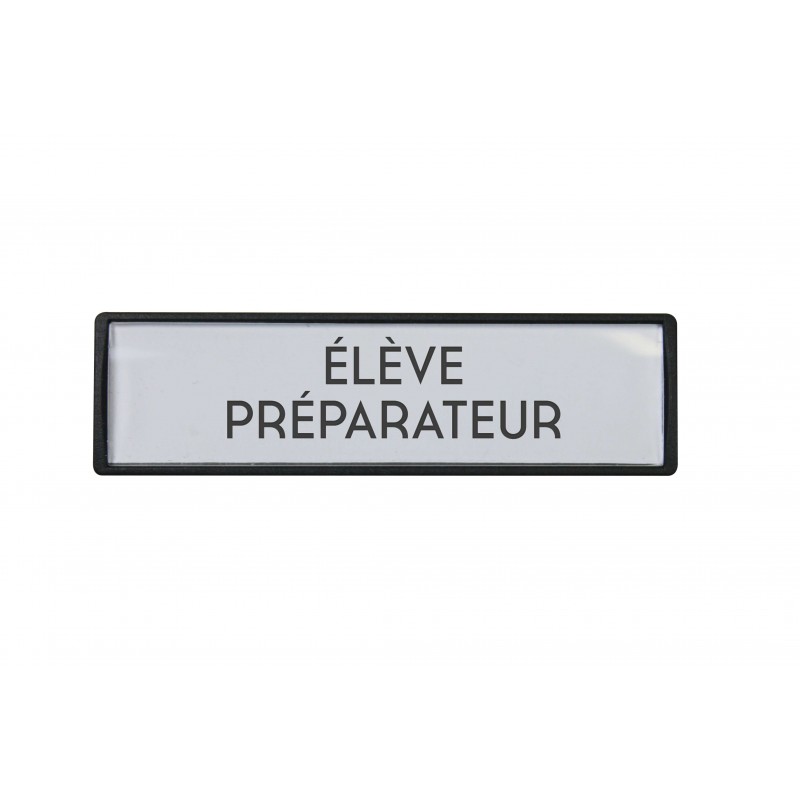 Badge luxe Elève préparateur