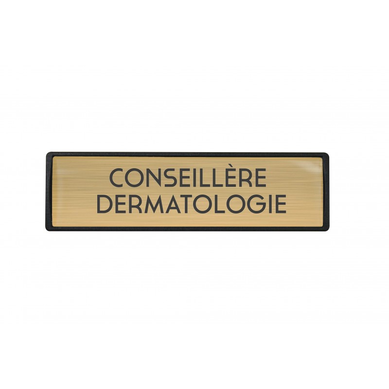 Badge luxe Conseillère dermatologie