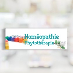 Bandeau d'ambiance Homéopatie, Phytotérapie - Illustration standard par Photomatix