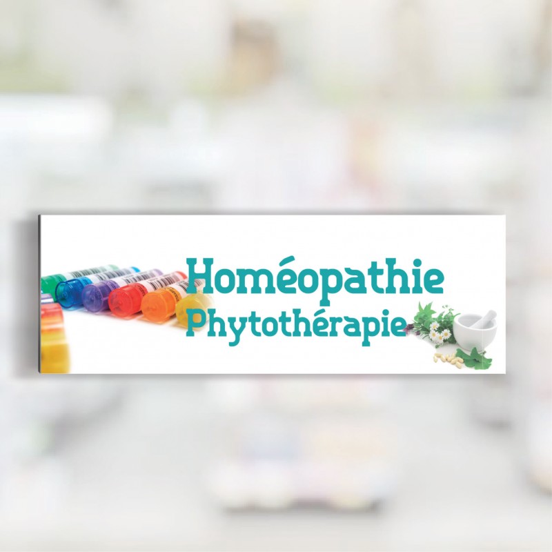 Tête de rayon Homéopatie, Phytotérapie - Illustration standard par Photomatix