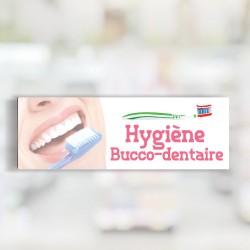 Bandeau d'ambiance Hygiène Bucco-dentaire - Illustration standard par Photomatix