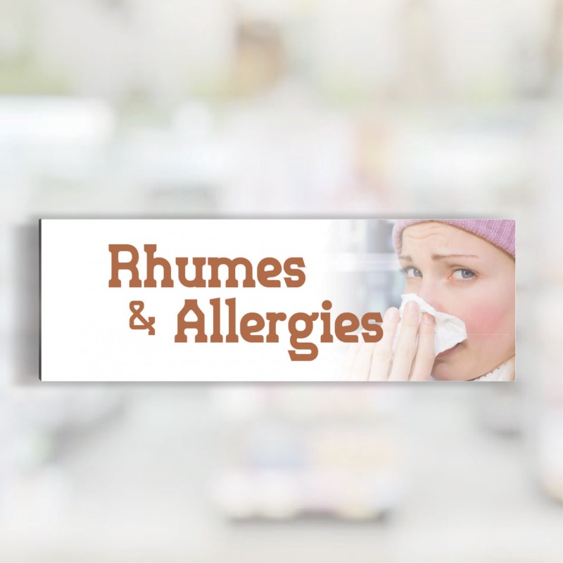 Tête de rayon Rhumes & allergies - Illustration standard par Photomatix