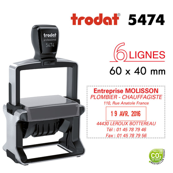 DATEUR TEXTE PROLINE 5474 60*40MM