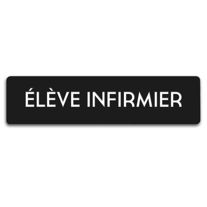 Badge Elève Infirmier rectangulaire