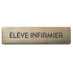 Badge Elève Infirmier rectangulaire
