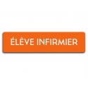 Badge Elève Infirmier rectangulaire