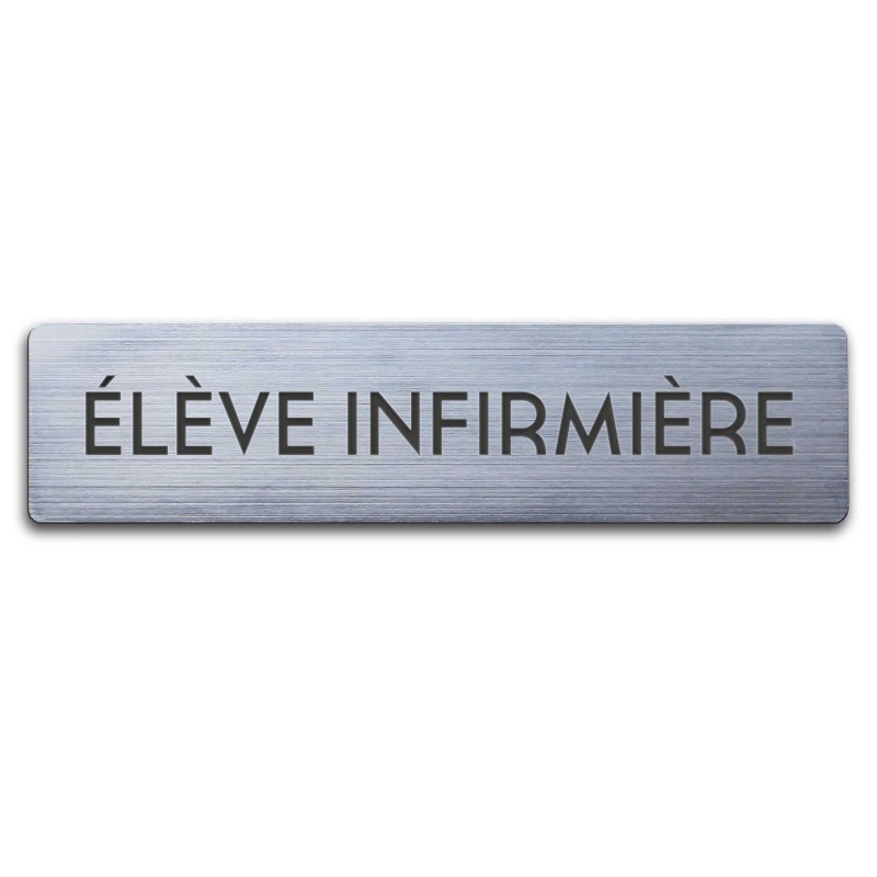 Badge Elève Infirmière rectangulaire