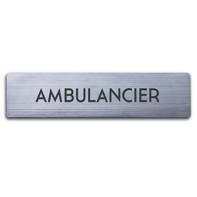 Badge Ambulancier rectangulaire