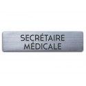 Badge Secrétaire Médicale rectangulaire