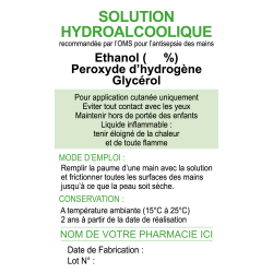 200 étiquettes pour Gel HydroAlcoolique
