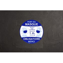 Sticker Port du masque obligatoire - 20cm