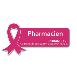 Badge Pharmacien spécial Octobre Rose