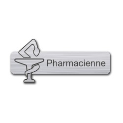 Badge Pharmacienne avec caducée