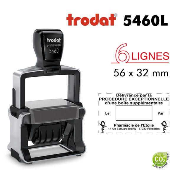 DATEUR TEXTE PROLINE 5460 56*32MM