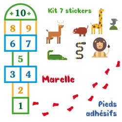 Pack de stickers décoration pour l'espace enfant
