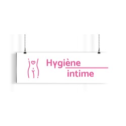 Bandeau d'ambiance gamme picto - Motif Hygiène intime