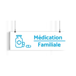 Bandeau d'ambiance gamme picto - Motif Médication familiale