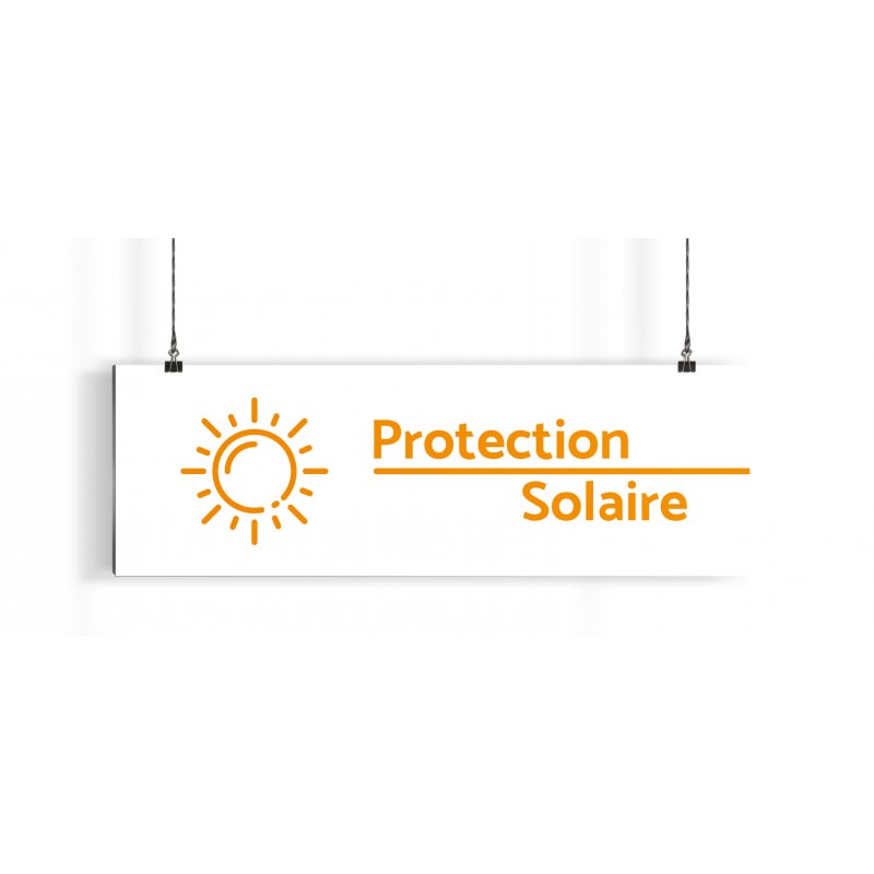 Bandeau d'ambiance gamme picto - Motif Protection Solaire