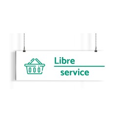 Bandeau d'ambiance gamme picto - Motif Libre service