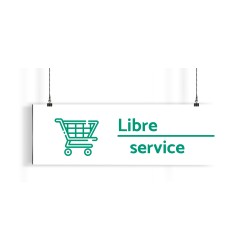 Bandeau d'ambiance gamme picto - Motif Libre service 2