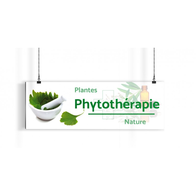 Bandeau d'ambiance gamme Pharmimage - Motif Phytothérapie