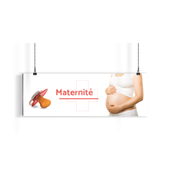 Bandeau d'ambiance gamme Pharmimage - Motif Maternité