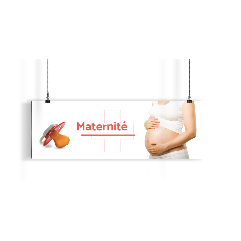 Bandeau d'ambiance gamme Pharmimage - Motif Maternité