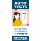 Kakémono de vitrine - Auto-tests COVID-19 - 1