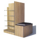 Gondole Premium double face avec assise