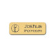 Badge personnalisé rectangle - 60x20mm