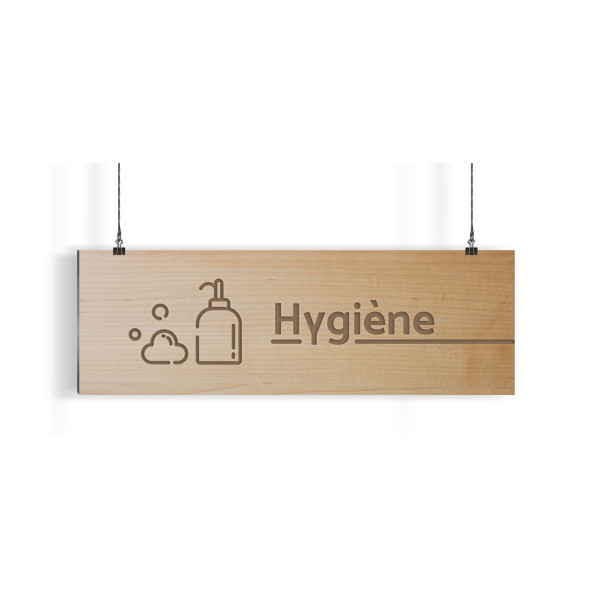 Bandeau d'ambiance bois - Hygiène